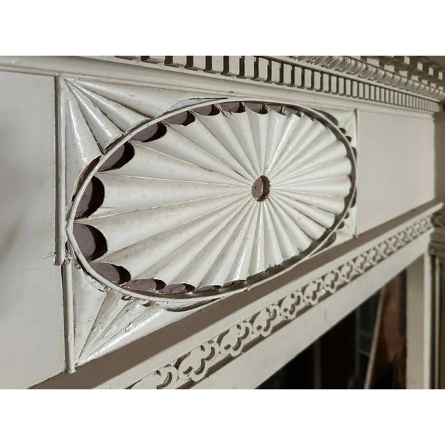 Mid 19th Century Antique Federal Mantel For Sale - Image 5 of 9