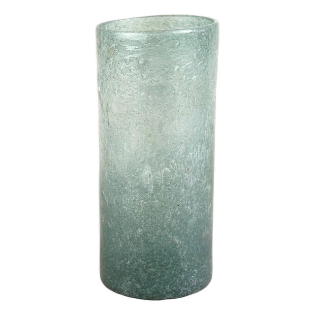 Vintage Pulegoso Murano Glass Vase by Napoleone Martinuzzi, 1920 For Sale