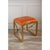 Scalamandre Maison by Port 68 Medallion Gold with Leaping Cheetah Clementine Single Bench For Sale In Chicago - Image 6 of 10