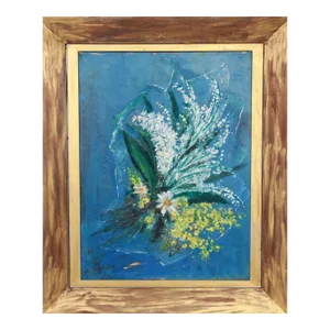 Lloyd Lozes Goff, Daisy Bouquet, Painting