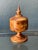 Brown Vintage Turned Wood Lidded Box For Sale - Image 8 of 12