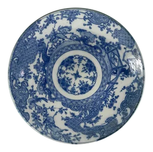 Antique Chinese Decorative Blue & White Charger