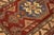 Tribal Super Kazak Rust/Tan Wool Rug - 4'0'' X 5'5'' For Sale - Image 4 of 10