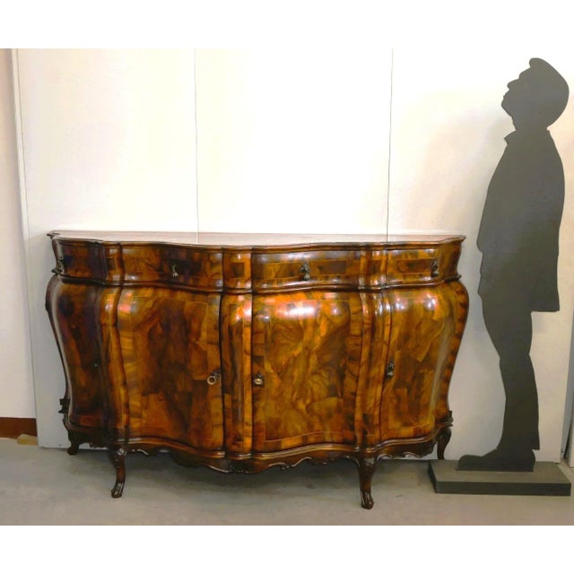 Wood Antique Vecchia Cerea Sideboard, 1930s For Sale - Image 7 of 18