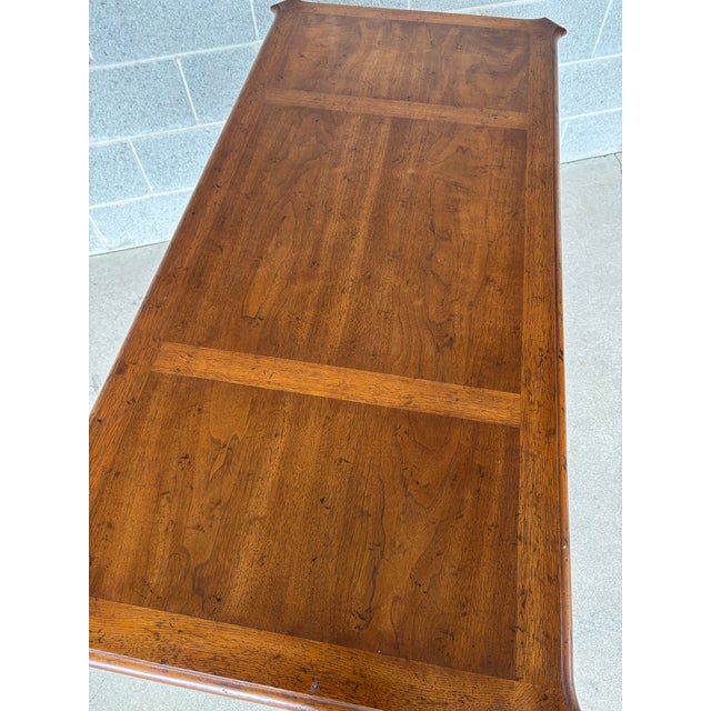 Heritage Grand Tour Country French Style Walnut Writing Desk For Sale - Image 9 of 16