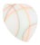 Peach Contemporary Abstract Cast Acrylic and Spray Paint "Shield I" by Tom Henderson For Sale - Image 8 of 8