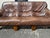 Brutalist Leather Living Room Set, 1970, Set of 3 For Sale - Image 9 of 16