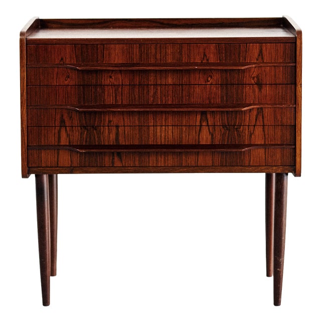 Small Danish Rosewood Cabinet, 1970s For Sale