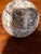 Early 20th Century Early 20th Century 6" Mexican Hand Carved Wood Sphere Whitewashed Latin American Folk Art Orb For Sale - Image 5 of 5