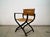 Restoration Hardware Restoration Hardware French Leather Director’s Armchair For Sale - Image 4 of 12