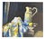 Ivan Krstulovic, Still Life Composition, 1980s, Tempera on Paper For Sale