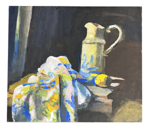 Ivan Krstulovic, Still Life Composition, 1980s, Tempera on Paper