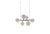 Cassina Constellation Chandelier in Black Metal and Glass from Cassina For Sale - Image 4 of 10