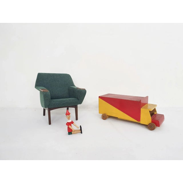 Scandinavian Modern Kids Lounge Chair, 1950s For Sale - Image 3 of 11