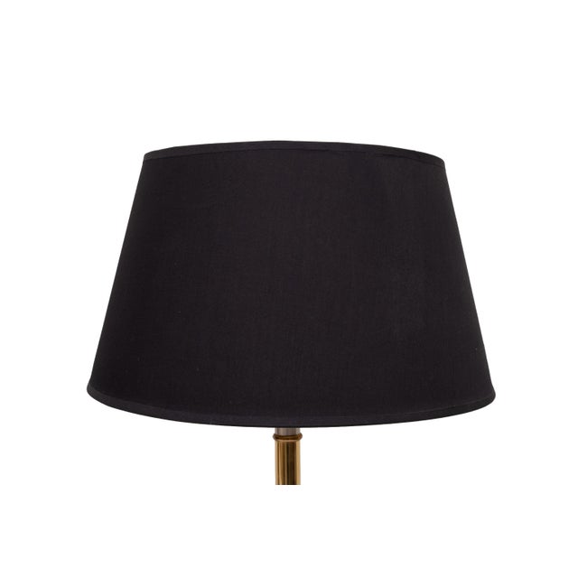 Two Tone Brass Aluminum Table Lamps, Germany, 1980s, Set of 2 For Sale - Image 8 of 9