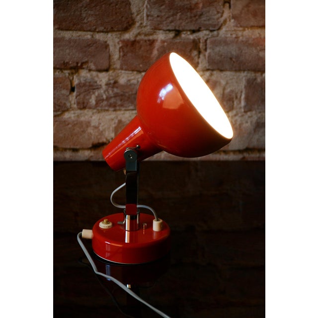 Mid-Century Modern Table Lamp in Lacquered Metal from Napako, Czech, 1960s For Sale - Image 9 of 11