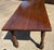 Mid 20th Century Dark French Country Farm Dining Table For Sale - Image 5 of 12