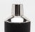 Kifu Paris Shaker in Black Shagreen With Stainless Steel Detail by Kifu Paris For Sale - Image 4 of 6
