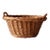 Vintage Woven Harvest Basket For Sale