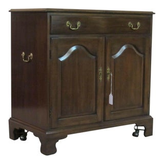 Henkel Harris Mahogany Flip Top Server For Sale