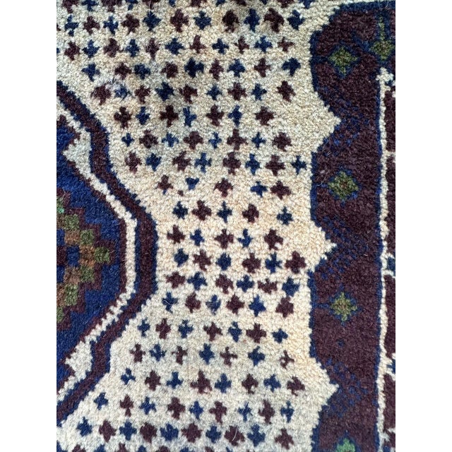 Vintage Distressed Baluch Afghan Rug, 1970s For Sale - Image 17 of 18