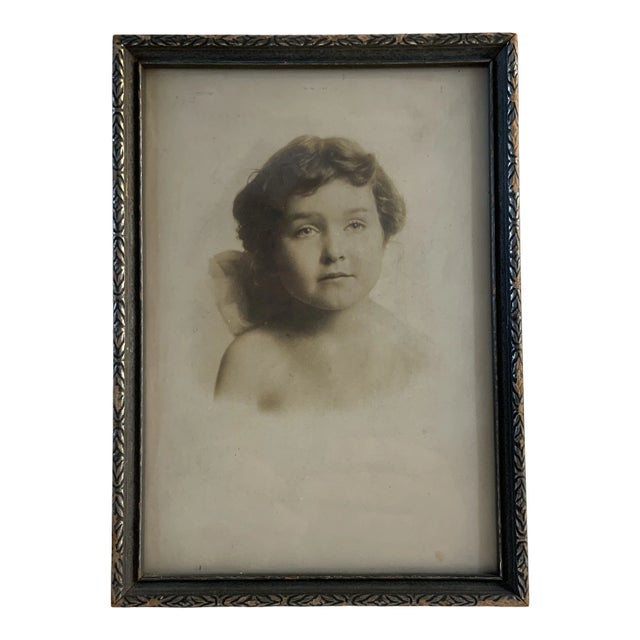 Late 19th Century Portrait of a Child Photograph, Framed For Sale