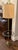 Mid-Century Modern Mid 20th Century Mid-Century Modern Brass and Glass Tray Table Floor Lamp With Original Shade For Sale - Image 3 of 13