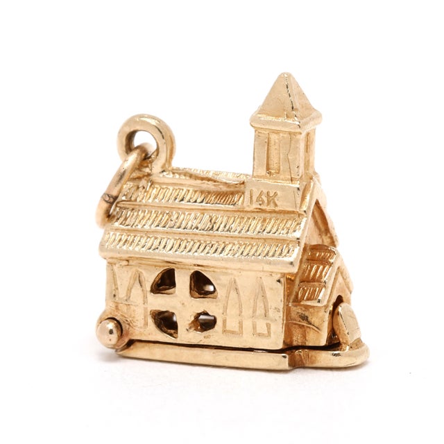 Length: 1/2 in. Width: 1/2 in. Weight: 1.7 dwts. / 2.6 grams Stamps: 14k (tested) *vintage 1950s SKU: P2064 A Couple Of...