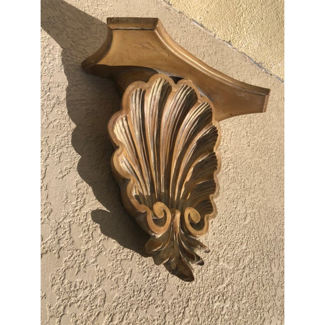 Offered is a stunning large wall bracket. Perfect for plates or any object you would like to display. Acquired from an...