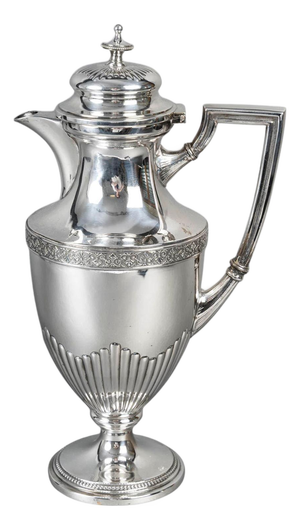 Early 20th Century Napoleon III Silver-Plated Decanter