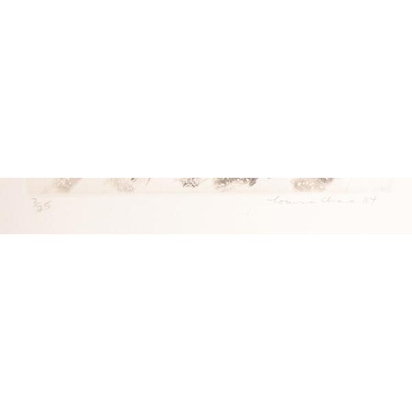 Abstract Louisa Chase, Untitled - Feet, Signed Etching For Sale - Image 3 of 3