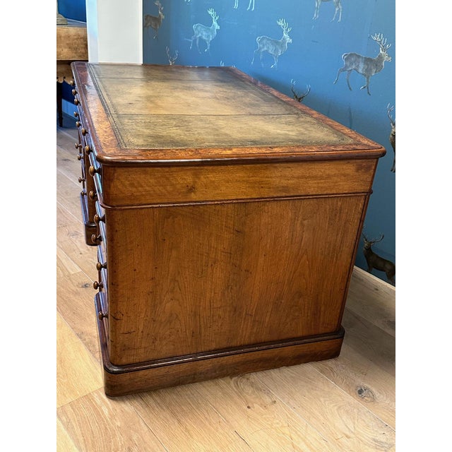 English Desk in Walnut For Sale - Image 14 of 18