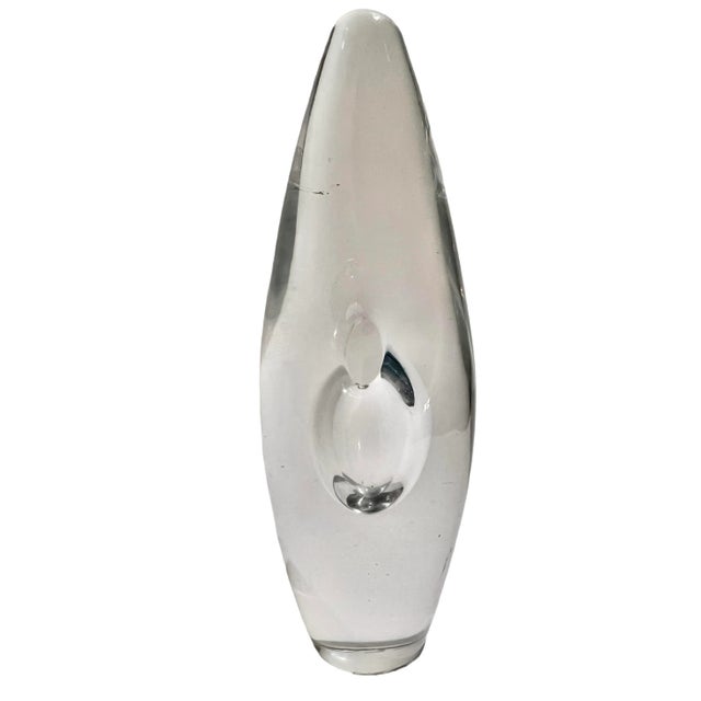 Mid-Century Signed Timo Sarpeneva for Iittala 'Orkidea' 'Orchid' Glass Vase For Sale - Image 13 of 13