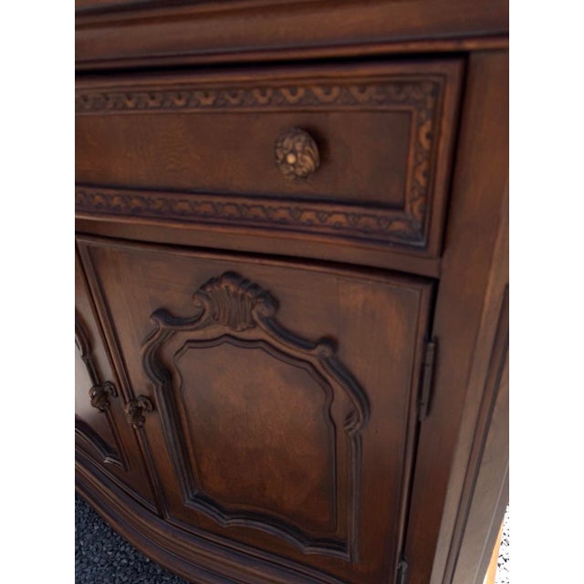 Drexel Heritage A Vintage Drexel Heritage French Provincial Style Wooden Door Nightstand For Sale - Image 4 of 12