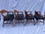 For sale is a set of 4 Gunlocke Walnut Black Faux Leather Vinyl Mid Century Modern Dining Chairs. Unsure if the seat...