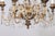 Gold 1930s Genovese Two-Tone Giltwood & Crystal Chandelier, Italy For Sale - Image 8 of 17