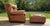Ralph Lauren Chair and Ottoman Set in Saddle Toned Leather For Sale - Image 18 of 18
