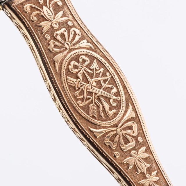 Early 19th Century Antique 19th Century Austrian Gold, Diamond & Rock Crystal Toothpick Case, 1820, Set of 4 For Sale - Image 5 of 18