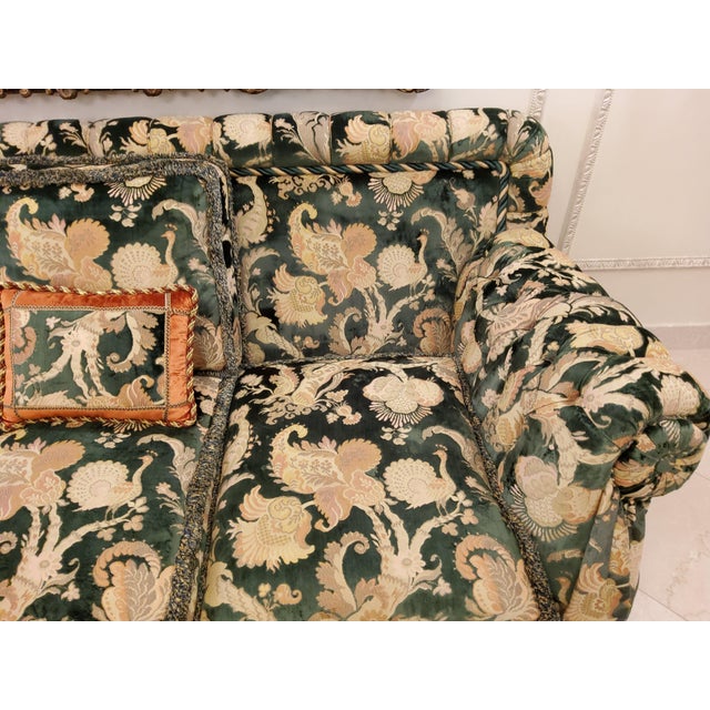 Zanaboni Italian Classic Sofa. Very comfortable. Includes 3 throw pillows.