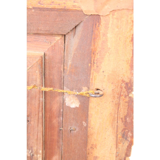 Wood 19th C. XIV French Carved Wood Gesso Mirror/25"Height For Sale - Image 7 of 8