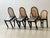 Mid-Century Modern Chairs with Wicker and Leather Seats by Dietiker, 1980s, Set of 6 For Sale - Image 3 of 16