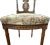 Wood Vintage Hand-Carved Chairs - Set of 2 For Sale - Image 7 of 8
