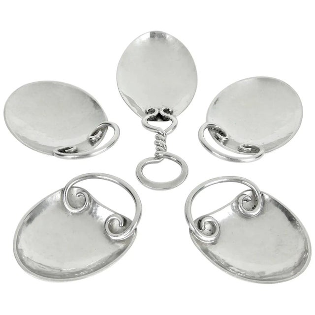 Marie Zimmermann Arts & Crafts Silver Spoons For Sale - Image 10 of 10