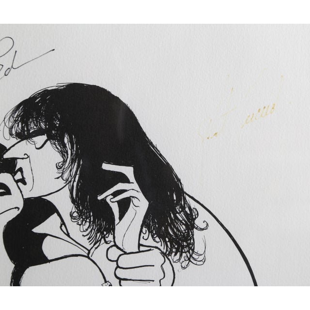 Dr. Jekyll and Mr. Hyde Hirschfeld, Al Lithograph, signed and numbered in pencil Edition: 60/100 Framed Size: 23 x 28...