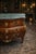 1860 French Artisan Louis XVI Mahogany Green Marble Commode For Sale - Image 6 of 18