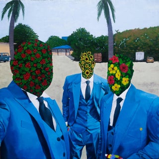 Synergy, Surrealism, Wall Art, Unique, Contemporary, by Madoti Oluwadamilare (2022). Acrylic on Canvas For Sale
