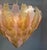Italian Art Deco Gold and Pink Murano Glass Chandelier, 2000s For Sale - Image 11 of 15