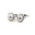 1990s Pair of George Jensen Estate Round Beaded Mens Cufflinks Silver For Sale - Image 9 of 9