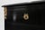Wood 20th Century Louis XV Black Lacquered Chest of Drawers with Brass Mounts, France, 1950s For Sale - Image 7 of 13