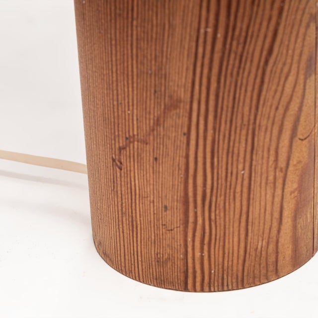 Large Pine Table Lamp by Uno & Östen Kristiansson for Luxus, Sweden, 1970s For Sale - Image 11 of 12